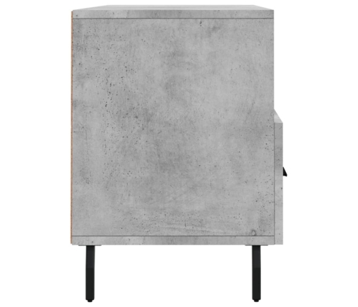 Mueble de TV madera de ingeniería gris hormigón 102x36x50 cm