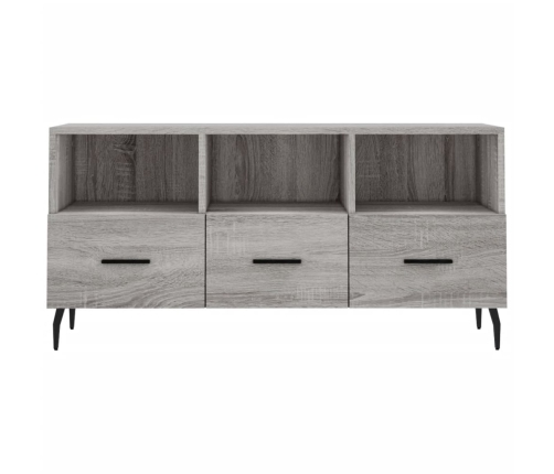 Mueble de TV madera de ingeniería gris Sonoma 102x36x50 cm