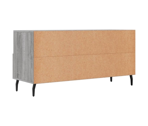 Mueble de TV madera de ingeniería gris Sonoma 102x36x50 cm