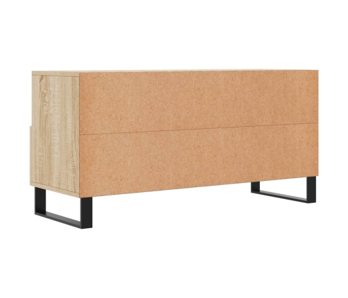 Mueble de TV madera de ingeniería roble Sonoma 102x36x50 cm