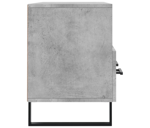 Mueble de TV madera de ingeniería gris hormigón 102x36x50 cm