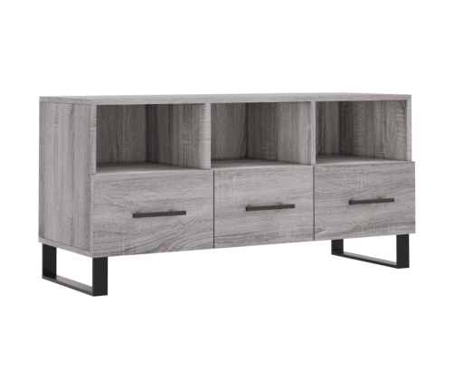 Mueble de TV madera de ingeniería gris Sonoma 102x36x50 cm