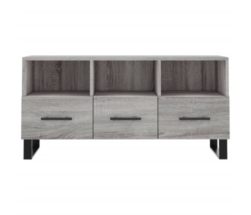 Mueble de TV madera de ingeniería gris Sonoma 102x36x50 cm