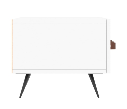 Mueble de TV madera de ingeniería blanco 150x36x30 cm