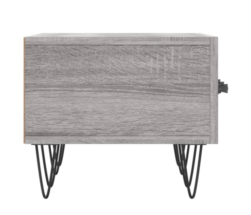 Mueble de TV madera de ingeniería gris Sonoma 150x36x30 cm