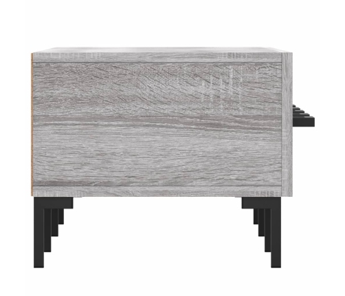 Mueble de TV madera de ingeniería gris Sonoma 150x36x30 cm