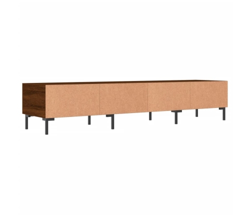 vidaXL Mueble de TV madera de ingeniería roble marrón 150x36x30 cm