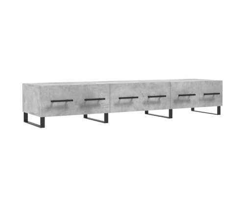 vidaXL Mueble para TV madera de ingeniería gris hormigón 150x36x30 cm