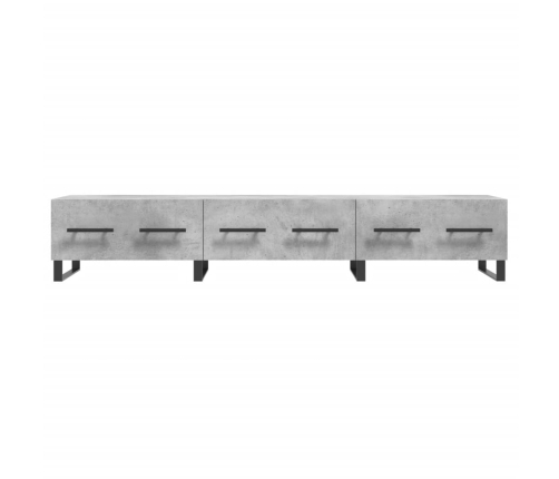 vidaXL Mueble para TV madera de ingeniería gris hormigón 150x36x30 cm