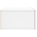 Mesitas de noche de pared 2 uds blanco 35x35x20 cm