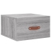 Mesitas de noche de pared 2 uds color gris Sonoma 35x35x20 cm