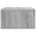 Mesitas de noche de pared 2 uds color gris Sonoma 35x35x20 cm