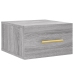 Mesitas de noche de pared 2 uds color gris Sonoma 35x35x20 cm