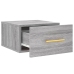 Mesitas de noche de pared 2 uds color gris Sonoma 35x35x20 cm