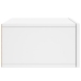 Mesitas de noche de pared 2 uds blanco 35x35x20 cm