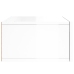 Mesitas de noche de pared 2 uds blanco brillo 35x35x20 cm