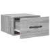 Mesitas de noche de pared 2 uds color gris Sonoma 35x35x20 cm