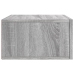 Mesitas de noche de pared 2 uds color gris Sonoma 35x35x20 cm