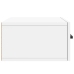 Mesitas de noche de pared 2 uds blanco 35x35x20 cm