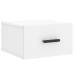 Mesitas de noche de pared 2 uds blanco 35x35x20 cm