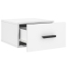 Mesitas de noche de pared 2 uds blanco 35x35x20 cm