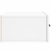 Mesitas de noche de pared 2 uds blanco 35x35x20 cm