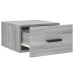 Mesitas de noche de pared 2 uds color gris Sonoma 35x35x20 cm