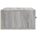 Mesitas de noche de pared 2 uds color gris Sonoma 35x35x20 cm