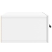 Mesitas de noche de pared 2 uds blanco 35x35x20 cm