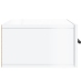 Mesitas de noche de pared 2 uds blanco brillo 35x35x20 cm