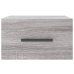 Mesitas de noche de pared 2 uds color gris Sonoma 35x35x20 cm