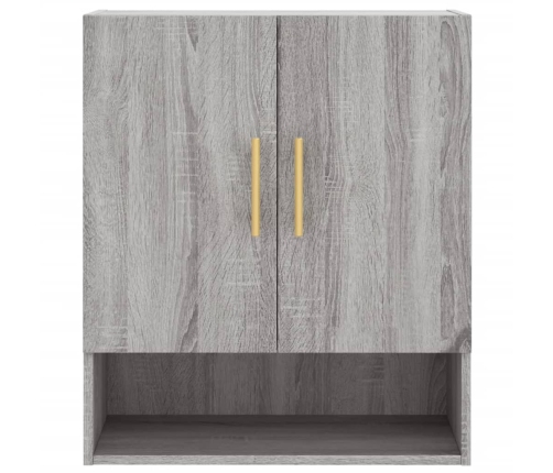 Armario de pared madera de ingeniería gris Sonoma 60x31x70 cm