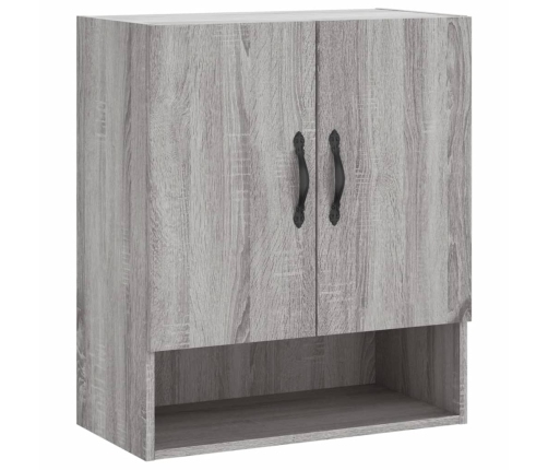 Armario de pared madera de ingeniería gris Sonoma 60x31x70 cm