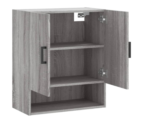 Armario de pared madera de ingeniería gris Sonoma 60x31x70 cm