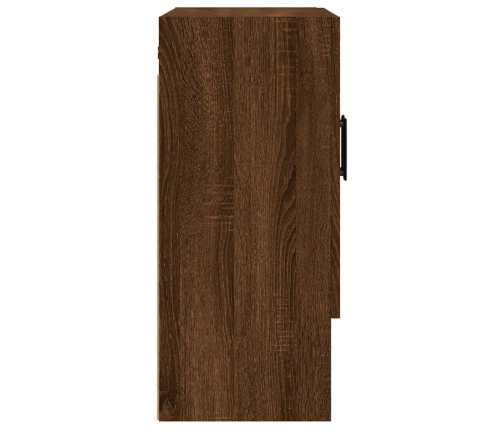 Armario de pared madera de ingeniería marrón roble 60x31x70 cm