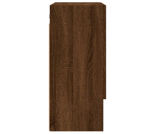 Armario de pared madera de ingeniería marrón roble 60x31x70 cm