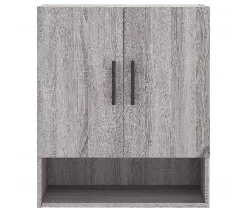 Armario de pared madera de ingeniería gris Sonoma 60x31x70 cm