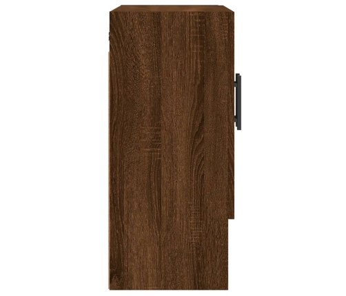 Armario de pared madera de ingeniería marrón roble 60x31x70 cm