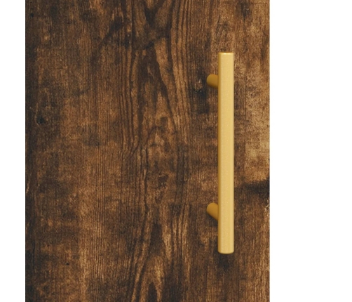 Armario de pared madera de ingeniería roble ahumado 60x31x60 cm