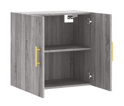 Armario de pared madera de ingeniería gris Sonoma 60x31x60 cm