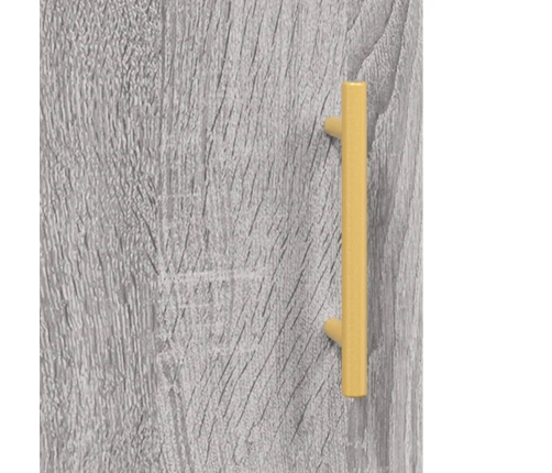 Armario de pared madera de ingeniería gris Sonoma 60x31x60 cm