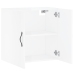 Armario pared madera contrachapada blanco brillo 60x31x60 cm