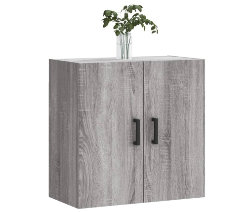 Armario de pared madera de ingeniería gris Sonoma 60x31x60 cm