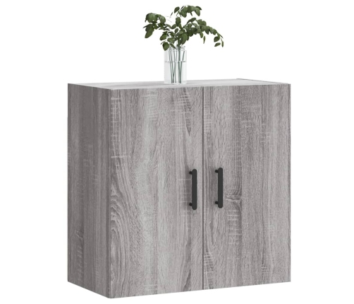 Armario de pared madera de ingeniería gris Sonoma 60x31x60 cm