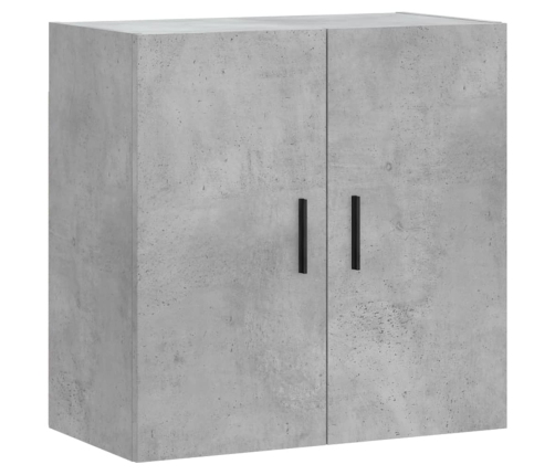 Armario de pared madera de ingeniería gris hormigón 60x31x60 cm