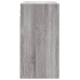 Armario de pared madera de ingeniería gris Sonoma 60x31x60 cm