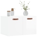 Armario pared madera contrachapada blanco brillo 60x36,5x35 cm