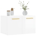 Armario pared madera contrachapada blanco brillo 60x36,5x35 cm