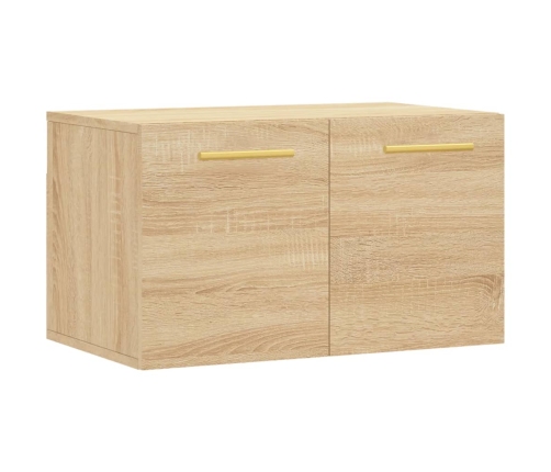 Armario de pared madera ingeniería roble Sonoma 60x36,5x35 cm