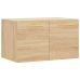 Armario de pared madera ingeniería roble Sonoma 60x36,5x35 cm